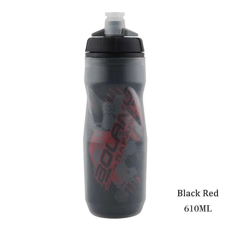 BOLANY 600ml Bike Water Bottle – Heat & Ice-Protected for Outdoor Sports
