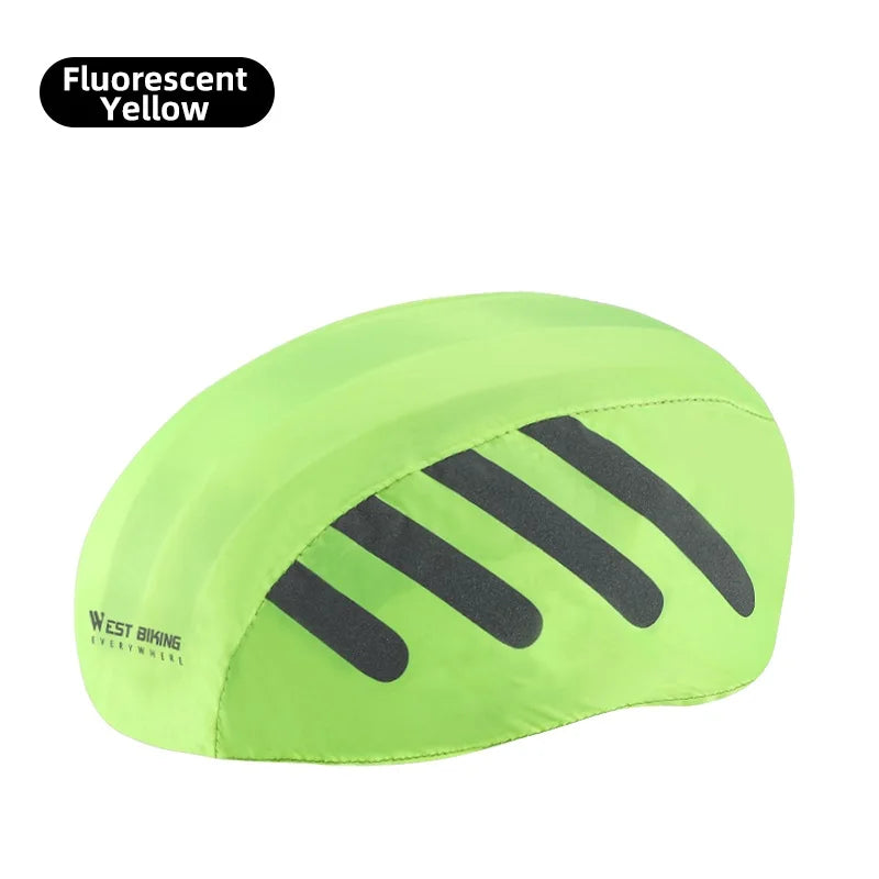 WEST BIKING Waterproof Helmet Rain Cover – Ultra-Light, Reflective & Protective for MTB & Road Cycling